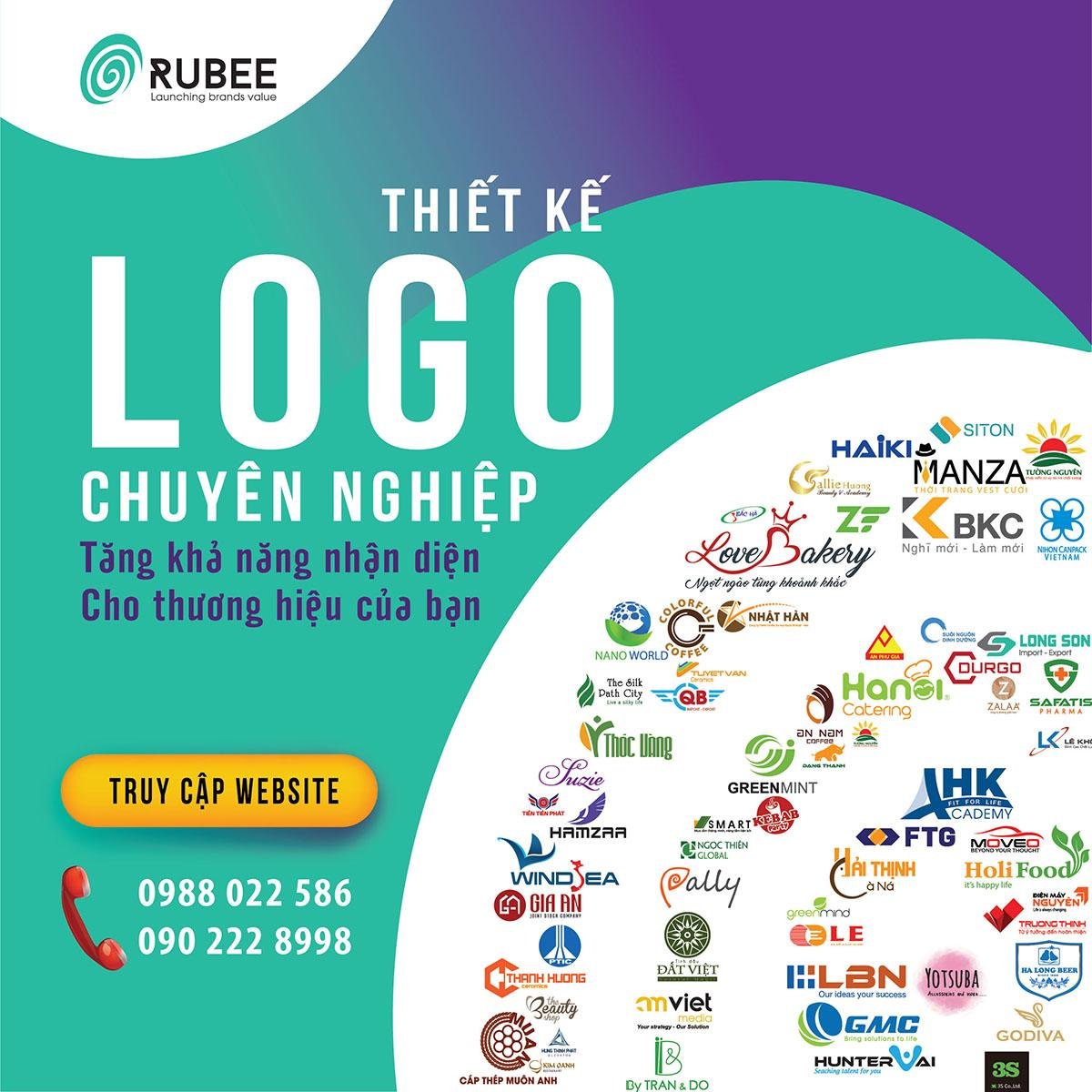 Thiet ke logo rubee